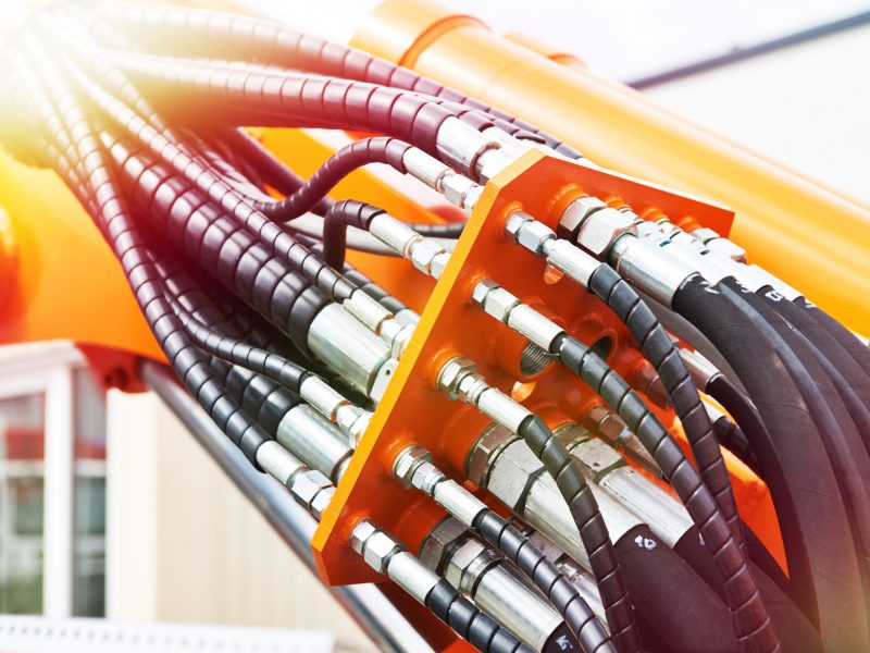 Hoses of modern hydraulic machine